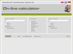 On-line calculator